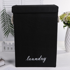 Hua Cheng Laundry Storage <b>Box</b> Non Woven Fabric Foldable With Handle For Bathroom Modern Design - Product Image 4