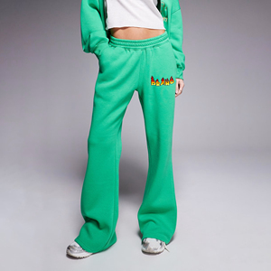 Pantalons de survêtement pour femmes OEM/ODM de haute qualité Pantalons de survêtement baggy à jambe droite pour femmes - Product Image 1