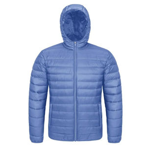 Veste matelassée chaude pour hommes manteau d'hiver imperméable et léger vêtements d'extérieur coupe-vent à capuche pour l'aventure en plein air - Product Image 1