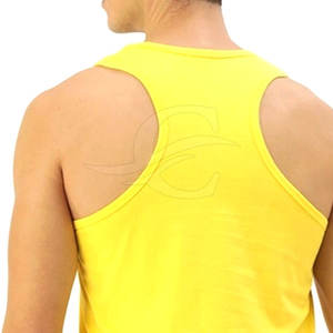 OEM personalizado de alta calidad de los hombres Tank Top último diseño de algodón poliéster Casual Top transpirable de punto de venta en línea de impresión de decoración - Product Image 5