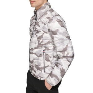 Nouvelle veste d'hiver matelassée pour homme avec design imprimé personnalisé, col montant en toile, logo frontal, écologique, respirante et imperméable - Product Image 3