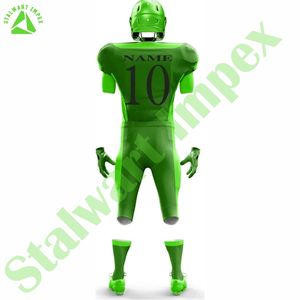 Uniforme de fútbol americano juvenil de diseño personalizado de alta calidad transpirable impreso OEM ropa activa altamente vendida en Tallas grandes - Product Image 3