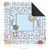 Tapis de Mahjong Américain 31,5x31,5 pouces, Tapis de Table de Mahjong Antidérapant, Tapis de Jeu Imprimé Floral Coastal, Tapis de Table de Mahjong Personnalisé OEM ODM