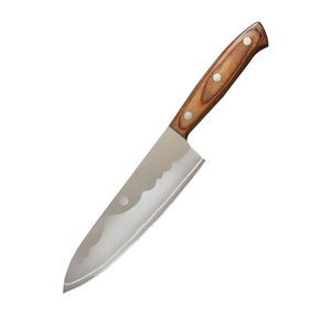 Couteau de cuisine Chef en acier allié 10Cr15CoMoV, ensemble de couteaux à trancher en acier inoxydable durable et tranchant pour le camping, avec fonction jetable - Product Image 1