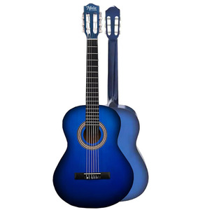 Guitare classique junior Midex CG-36BL-PAK 36 pouces 3/4 pour enfants de 8 à 12 ans, ensemble de guitare bleue de haute qualité avec sac, capo, sangle, sans cordes - Product Image 3