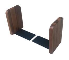 Sujeta Libros de Acacia, 1 Par - Product Image 2