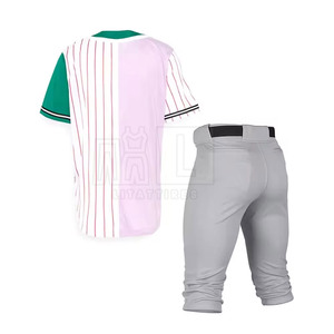 Customized Logo Breathable Moisture Wicking Quick Dry <b>Light</b> Weight Baseball Uniform Oversized Cheap Price for Unisex - Product Image 2