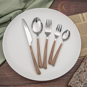 Reusable <b>Wooden</b> Cutlery Set Lightweight Smooth Natural <b>Utensils</b> for Travel - Product Image 1