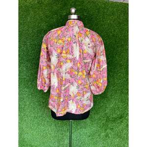 Túnica Floral con estampado de algodón suave indio, Top de algodón de fiesta para ropa de verano, túnica larga con estampado Maxi para ropa de mujer - Product Image 6