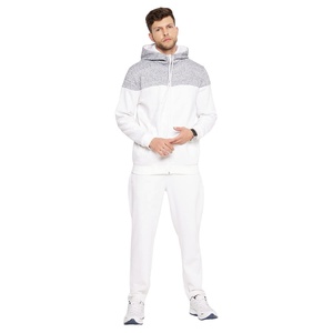 New Custom Embroidered tracksuits zipper hoodies custom Logo Printing OEM Unisex plain <b>white</b> Sweatsuits Color <b>Men</b> <b>trousers</b> - Product Image 2