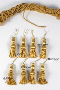 Gold Bullion <b>Tassels</b> PaiMetal <b>Tassels</b> for Church Vestments, Clergy Garments & Liturgical Decoration Handmade High Quality - Product Image 2