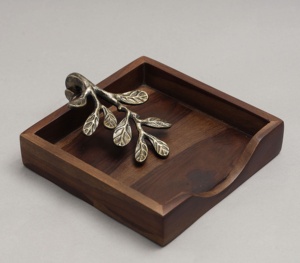 Porte-mouchoir à feuille fermée Boîte à serviettes décorative Distributeur de mouchoirs de table moderne Accessoires de salle de bain pour bureau à domicile - Product Image 2