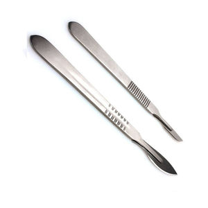 Mango de bisturí de hoja, mango de cuchillo quirúrgico de hoja ajustable, mango de bisturí quirúrgico de acero inoxidable, OEM personalizado 2025 - Product Image 4