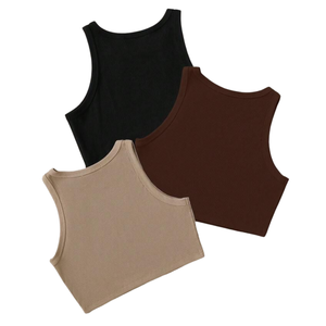 Sublimación camiseta sin mangas para mujer algodón suave transpirable verano chaleco OEM fabricante a granel al por mayor gimnasio Activewear - Product Image 3