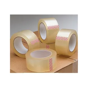 Bopp Zelfklevende Washi Tape Voor Cartoon Afdichting In Hoge Sterkte En Beste Kwaliteit 60 Yard/ 100 Yard Tape Helder En Bruin Geluid