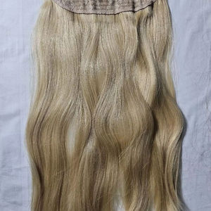 Extensiones de Cabello Remy Super Double Drawn, Cabello Humano Indio, Trama Cosida a Mano, Trama Doble a Máquina, Sin Procesamiento Químico - Product Image 1