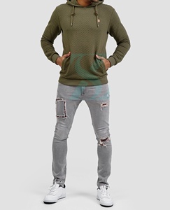 Conception tricolore confortable 500GSM pull sweats à capuche pour hommes personnalisé DTF imprimé logo surdimensionné sweats à capuche pour hommes Service OEM - Product Image 6