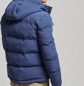 แจ็กเก็ตขนเป็ดแบบบางใส่สบายมีสไตล์เสื้อโค้ทแบบมีซิปมีฮู้ดสำหรับผู้ชายฤดูหนาว - Product Image 3