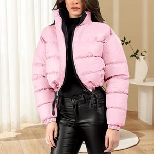 Premium Windproof Winter Jacket Stylish Custom Warm <b>Zipper</b> Women Jacket New Woman Puffer Jacket Manufacturer - Product Image 6