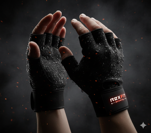 RexFit Sports Unisex Gym Workout <b>Gloves</b>, Breathable <b>Fitness</b> <b>Gloves</b> with Strong Grip for Weight Lifting Exercise - Product Image 2
