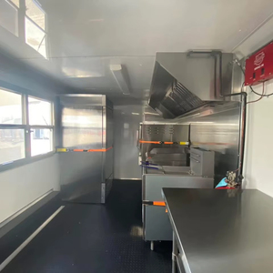 Remorque de cuisine mobile Chariot de rue Camion de cuisine complète Concession de taco Chariot de hot-dog Bar à bière - Product Image 3