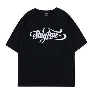 Camisetas blancas de alta calidad para hombre, Camiseta de algodón con estampado gráfico personalizado, Camiseta lisa de gran tamaño pesada al por mayor - Product Image 1