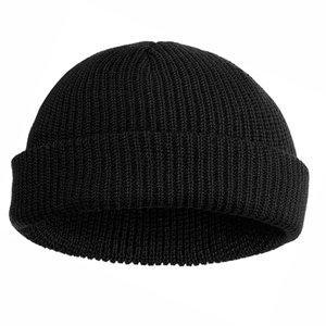 Bonnets d'hiver chauds de haute qualité Bonnet en tricot de couleur unie Bonnets personnalisés pour hommes et femmes - Product Image 3