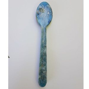 Direct inde meilleure qualité fabriqué à la main résine fourchette cuillère hautement poli élégant ustensiles en bois pour la maison dîner cadeaux personnalisés - Product Image 6