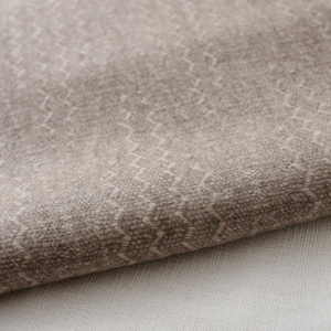 Bufanda de Cachemira Mongol 100% personalizada 30x180 cm en marrón orgánico con patrón de tejido Hijab - Product Image 5