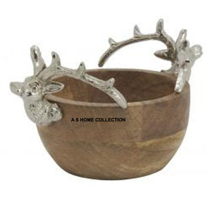 ชามอลูมิเนียมโลหะรูปนกและดอกไม้ดีไซน์ใหม่สำหรับตกแต่งโต๊ะอาหารและห้องครัวในบ้านดีไซน์หรูหราไม่เหมือนใคร - Product Image 6