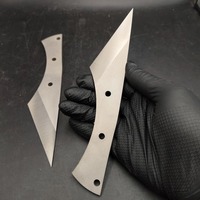 VIEL 5 STÜCKE MESSER BLANK BLADES im Kiridishi-Stil EDELSTAHL VOLL TANG Multifunktion ale industrielle Stangen werkzeuge OEM-Unterstützung