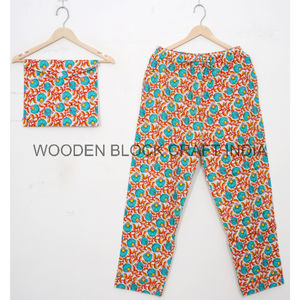 Ensemble de pyjama en coton à imprimé floral pour femmes vêtements de nuit à manches longues boutons doux pyjama de demoiselle d'honneur robe d'été 100% pantalon en coton - Product Image 6