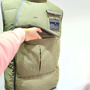 Conception personnalisée OEM et logo bulle veste demi-manche meilleure vente chaude veste matelassée demi-manche - Product Image 5