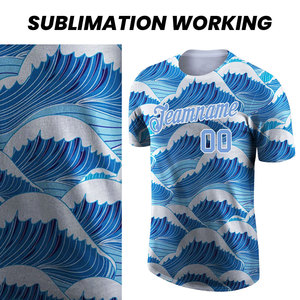 T-shirts sublimés personnalisés pour hommes et femmes OEM tissu polyester respirant avec options d'impression et de conception de logo de marque privée - Product Image 4