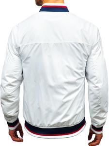 Veste universitaire de baseball pour hommes, veste en velours côtelé à panneau en satin, blouson aviateur unisexe d'extérieur baggy - Product Image 3