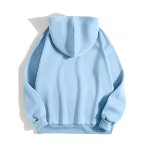 Vente en gros de sweat-shirts à capuche décontractés pour homme à manches longues, prix bas, surdimensionnés, thermiques, logo personnalisé, basiques, en coton mélangé pour homme - Product Image 4