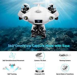 Kit sous-marin 2026 avec bras robotique QYSEA, vision IA, maintien de la profondeur à 360°, conception pliable, contrôle par application (plongée jusqu'à 100m) - Product Image 2