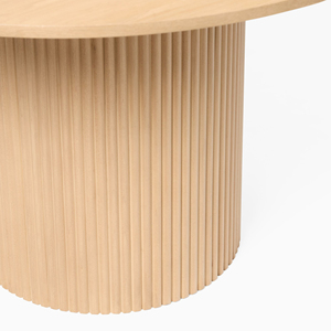 Muebles de restaurante al aire libre Mesa de comedor redonda Comedor de madera Teak-Ima - Product Image 6