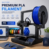 Filament d'imprimante 3D PLA+ 1,75 mm 1 kg Bleu Klein Filament de précision pour impression 3D FDM