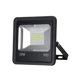 Htechlux ฟลัดไลท์ LED กลางแจ้ง30W, อลูมิเนียมทนทานอายุการใช้งานยาวนานหลอดไฟ ABS ระดับ IP65สำหรับใช้ในสวน - Product Image 1