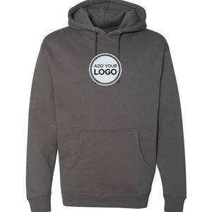 Sudadera con capucha de peso pesado de invierno para hombre personalizada independiente con estampado Digital bordado - Product Image 1