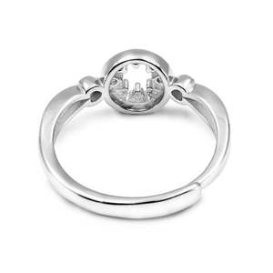 Anillo Zarkan de Plata 925 con Incrustaciones de Piedras Preciosas, Diseño de Estrella en Forma de Mano, Talla Única para Niños, Estilo Casual para Oficina - Product Image 5