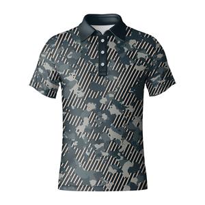 Golf de luxe pour hommes Slim Fit pour Polo Tissu en jersey de haute qualité avec broderie OEM et impression par sublimation personnalisée - Product Image 3