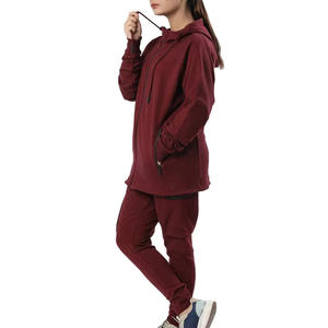 Conjunto Deportivo de 2 Piezas para Mujer, Talla Grande, Sudadera con Capucha Transpirable y Pantalones, Ropa Deportiva Informal para Fitness, Venta al Por Mayor - Product Image 4