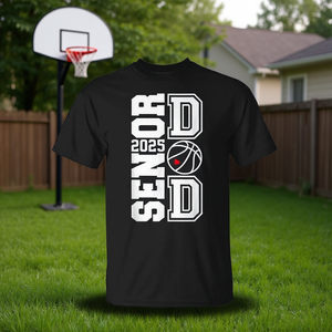 Camiseta de baloncesto Senior Dad 2025 para hijo graduado - Product Image 3