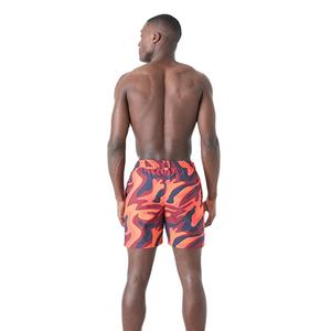 กางเกงว่ายน้ำผู้ชายแบบมีเชือกผูกเอว น้ำหนักเบา 120 กรัม ดีไซน์แฟชั่นขายดี ปี 2026 OEM Sublimation พร้อมลายพิมพ์แบบซับลิเมชั่น - Product Image 3