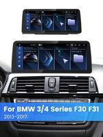 Untuk MNX Android 12.3 inci 1920*720P 8 Core Pemutar Mobil untuk BMW Seri 3 F30 dengan OBD2 Amplifier 64GB Car Play
