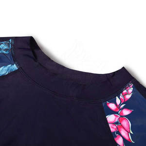 T-shirt de bain anti-UV pour femme, respirant, écologique, séchage rapide, manches longues, tissu extensible léger, protection solaire - Product Image 3