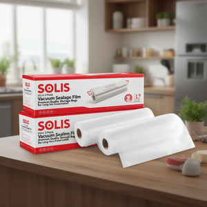SOLIS 2-Pack <b>Vacuum</b> Sealing Film Premium Quality Storage <b>Bags</b> for Long-Term Preservation - Product Image 3