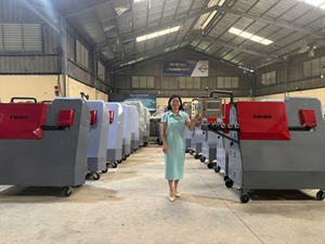 Machine à cintrer les barres d'armature en acier inoxydable automatique de 12 mm, contrôlée par CNC PLC, moteur de 2,6 kW, pour le métal - Product Image 2